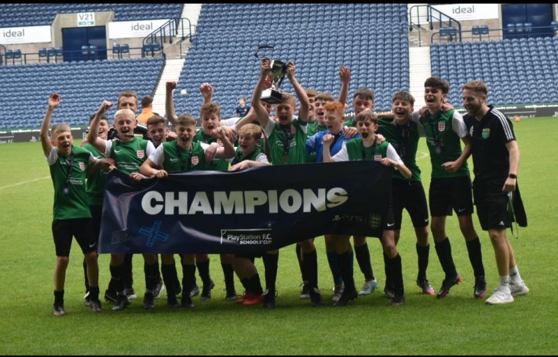 Main image for Horizon schoolboys make history by winning national final on penalties at Hawthorns