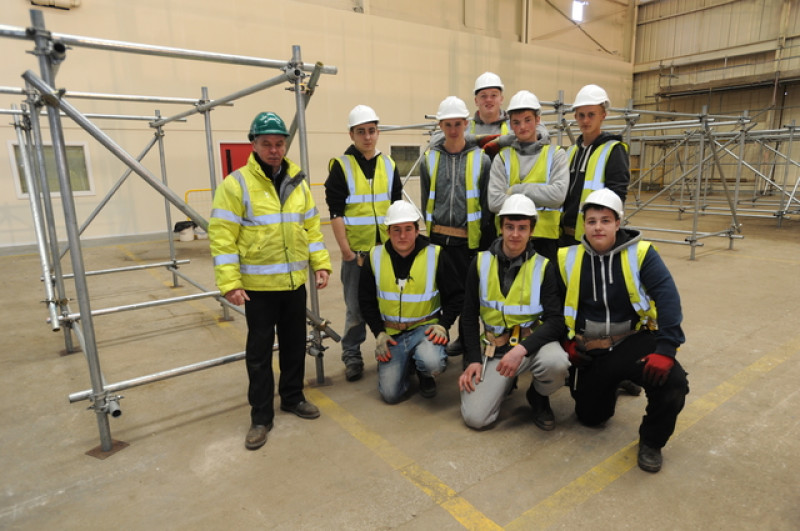 Main image for Firm tackles unemployment with scaffolders