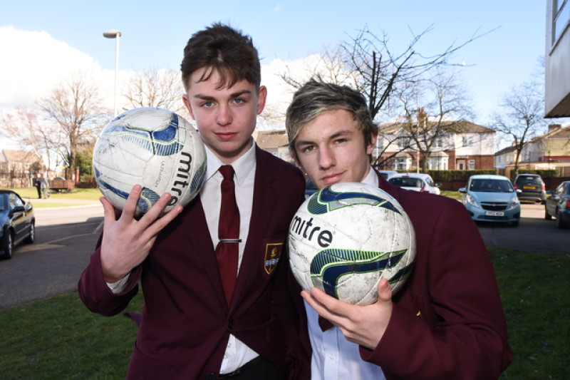 Main image for Teenagers embark on professional football career