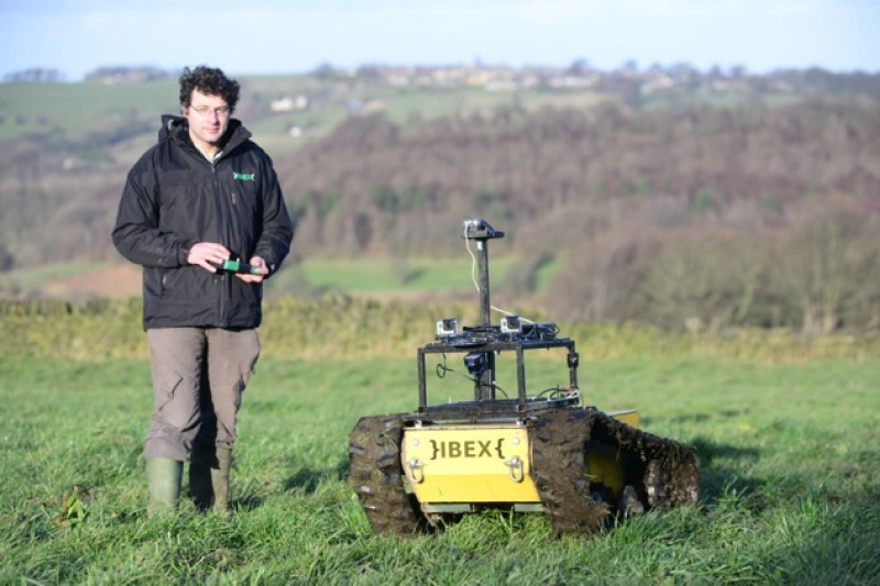 Main image for Penistone farmer takes on robot farmer