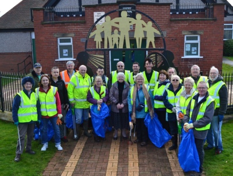 Main image for Volunteers clean up Great and Little Houghton