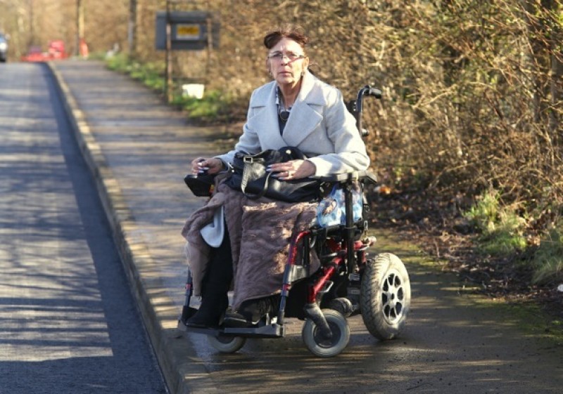 Main image for Woman claims kerbs put her in danger