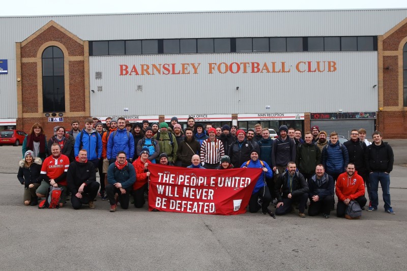 Main image for Sixty Reds walk to Derby for men’s health charity