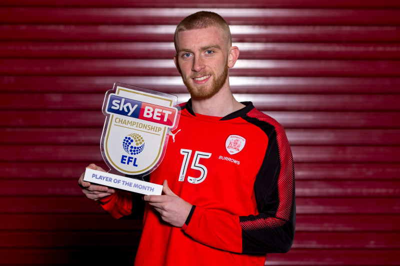 Main image for Barnsley hotshot McBurnie is league’s player of the month 