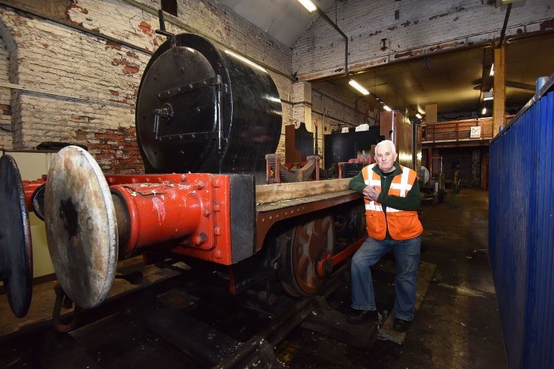 Main image for Victorian locomotive arrives at new home