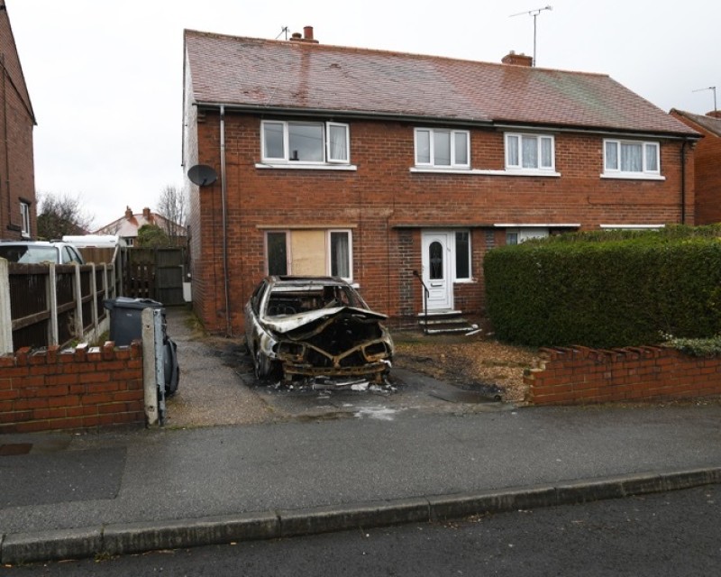 Main image for Car fire spreads to house