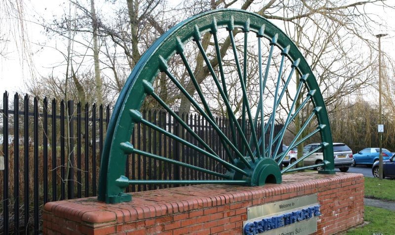 Main image for Mining wheel landmark to be re-sited