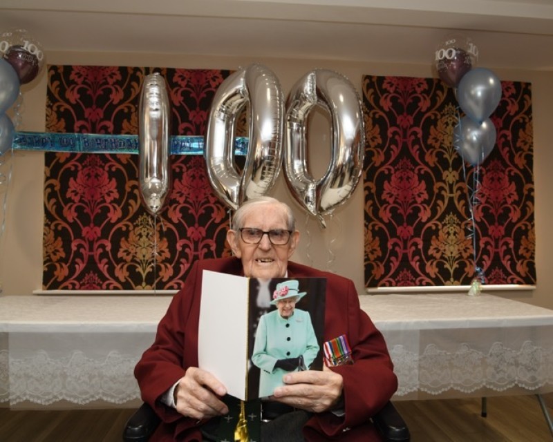 Main image for Ex-prisoner of war becomes a centenarian