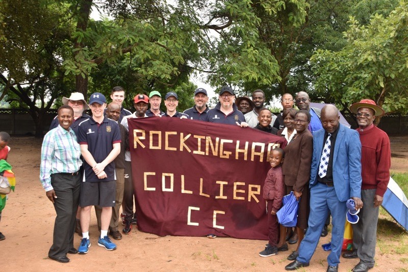 Main image for Local cricket club donates to Zimbabwean counterparts