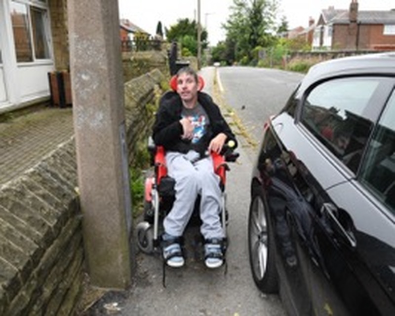 Main image for Disabled man’s calls for action going unnoticed