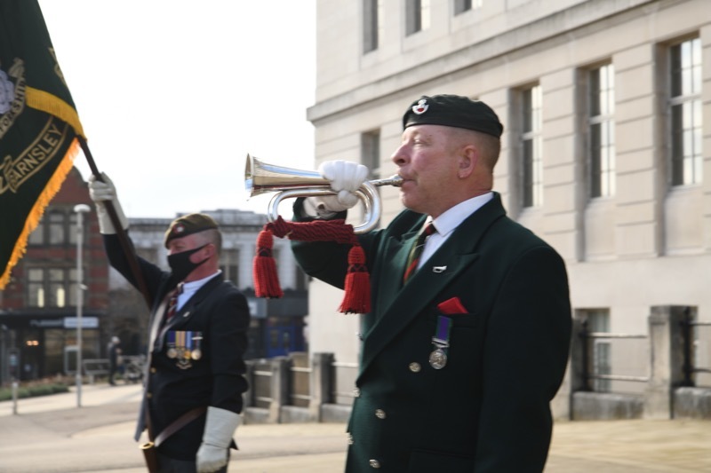 Main image for Veterans pay respect at town hall