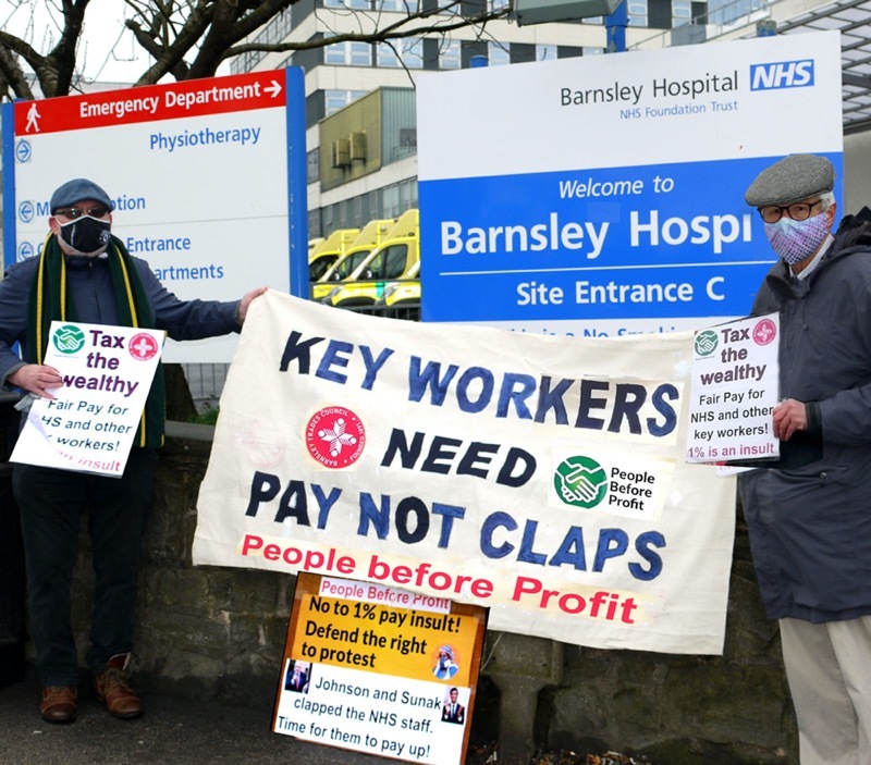 Main image for Protest calls for better pay for nurses
