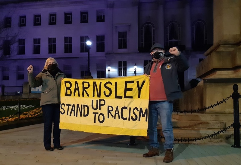 Main image for Anti-racism protest held outside town hall