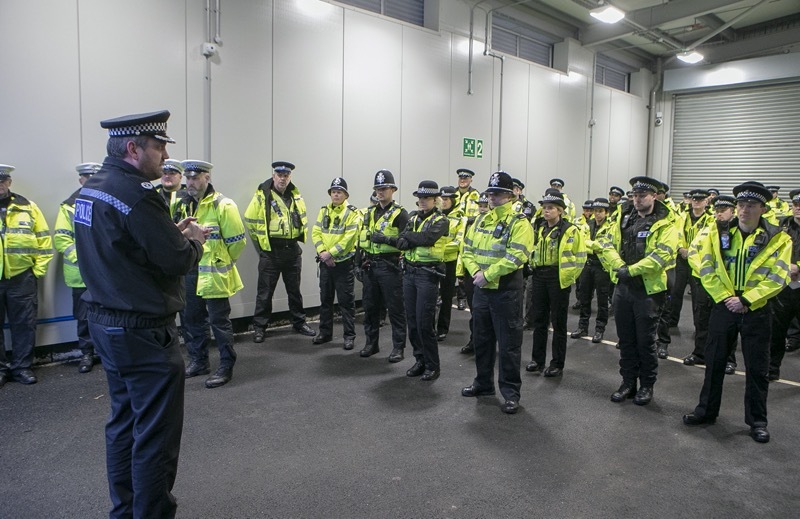 Main image for Scores of cops take to Barnsley’s streets