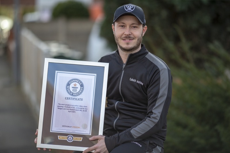Main image for World record for football freestyler