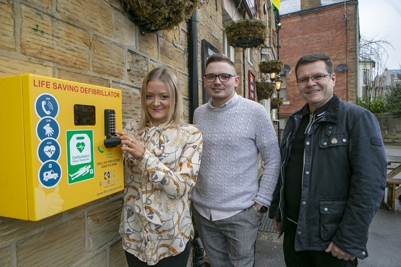 Main image for Lifesaving defib installed at pub
