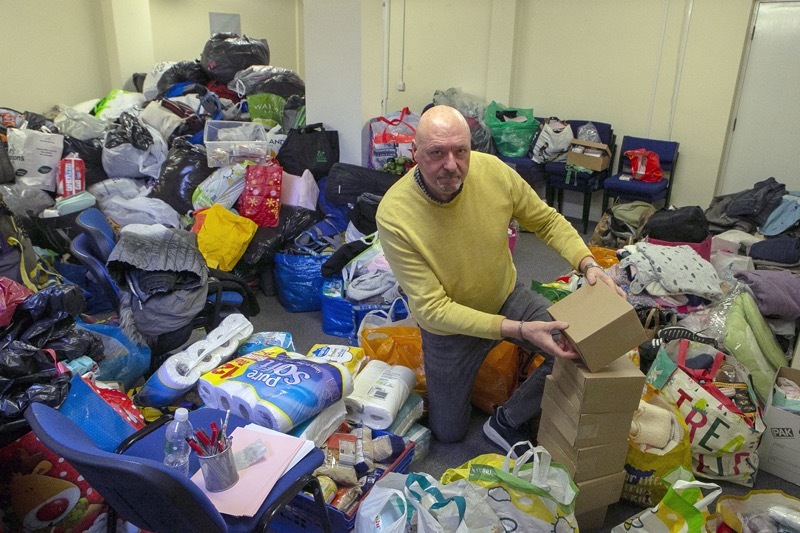 Main image for Town’s generosity praised following Ukraine appeal’s launch