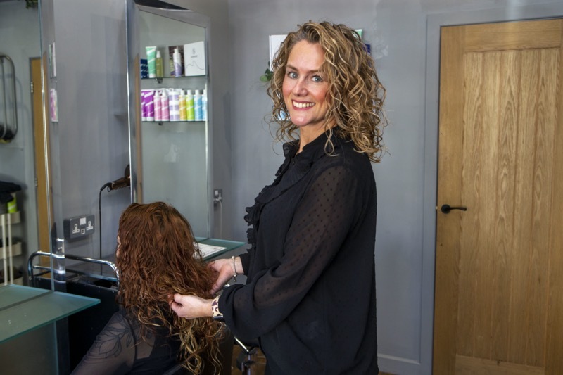 Short Listed: A Barnsley studio has been short listed for the finals for a national hair and beauty award, studio hair Barnsley specialises in curly cuts, pictured is owner Emma Kenyon with stylist Jemima Lewis. Pictured Shaun Colborn PD091995