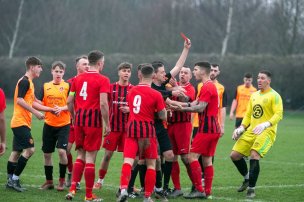 Main image for Three sent off as Dodworth win at Houghton