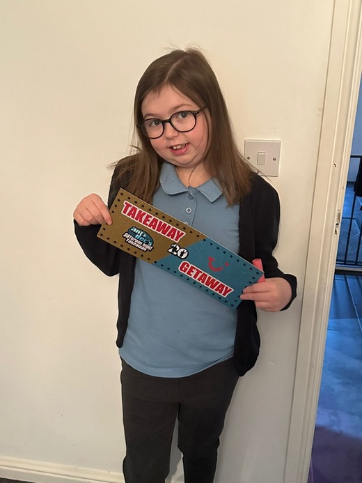 HOLIDAY WINNER: Selfless Hollie Kyle, 11, who won big on Ant and Dec’s Saturday Night Takeaway.