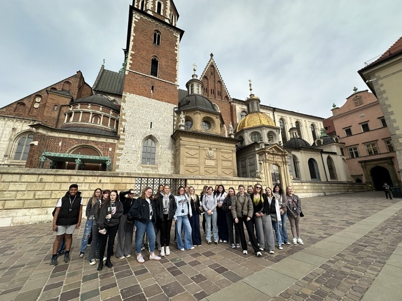 SPECIAL TRIP: The students in Krakow.