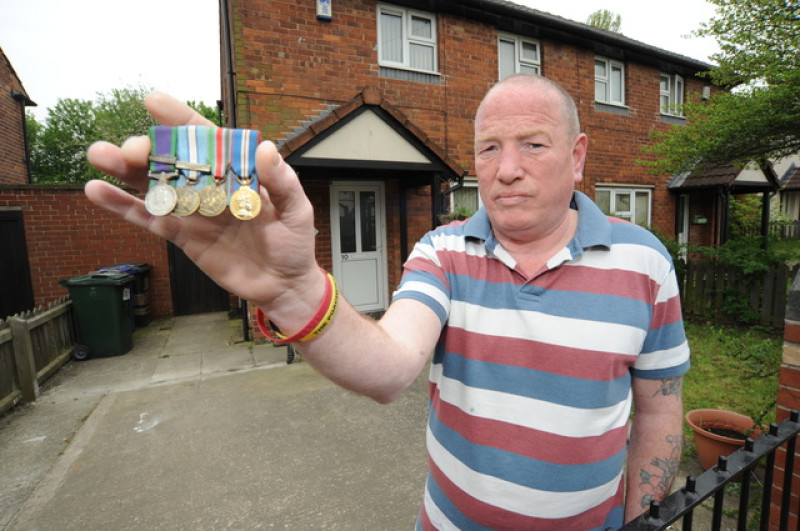 Main image for Soldier reeling after medal theft