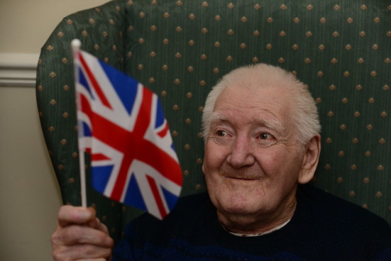 Main image for Locals gather to mark VE Day