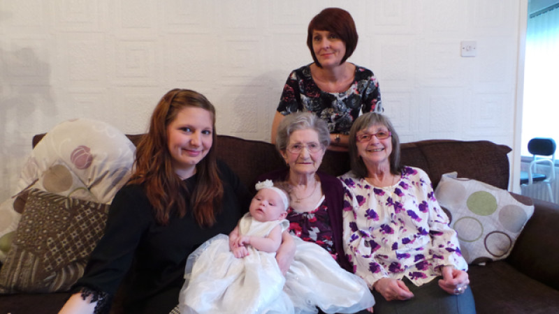 Main image for Five generations celebrations for family