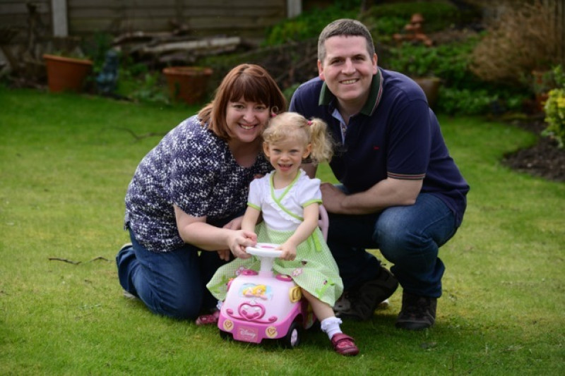 Main image for Girl who suffers from rare condition has come on ‘leaps and bounds’