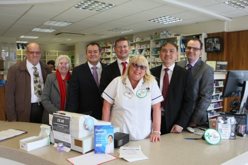 Main image for Michael Dugher campaigns against pharmacy cuts