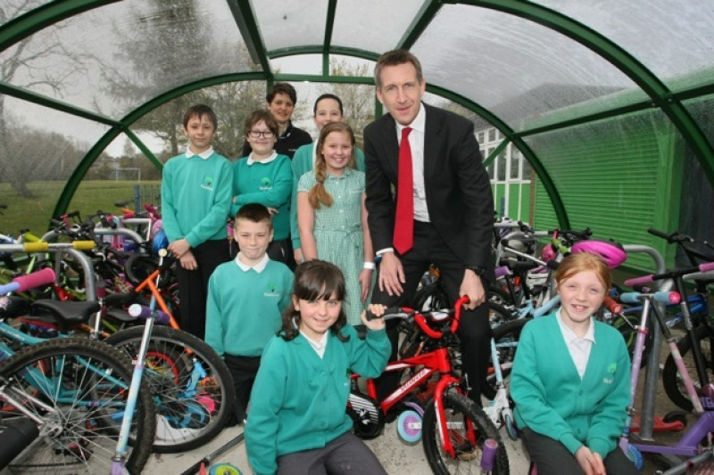 Main image for Primary school installs new bike shed