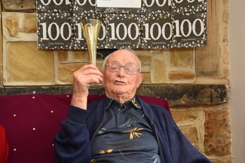 Main image for Local man celebrates 100th birthday