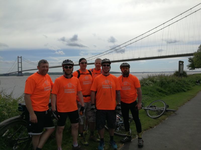 Main image for Cyclists raise cash for Barnsley Hospice