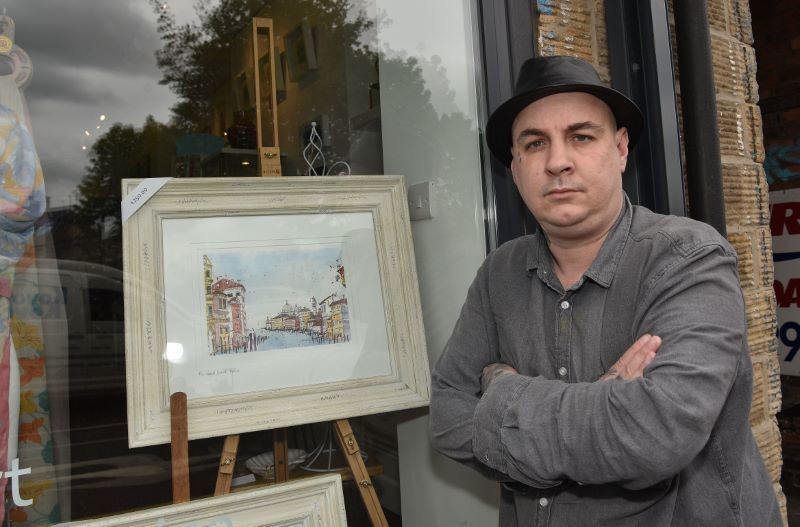Main image for Art is salvation as Darren rebuilds his life after prison
