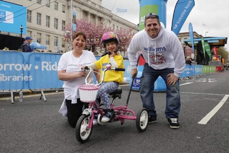 Main image for Lauren wows crowds on special trike