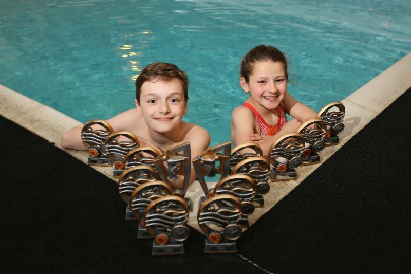 Main image for Young swimmers go to great lengths...