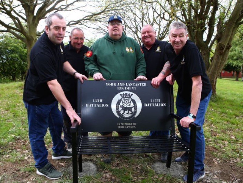 Main image for Camp memorial bench will be fitting tribute to Pals