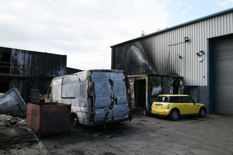 Main image for Fire breaks out at industrial unit