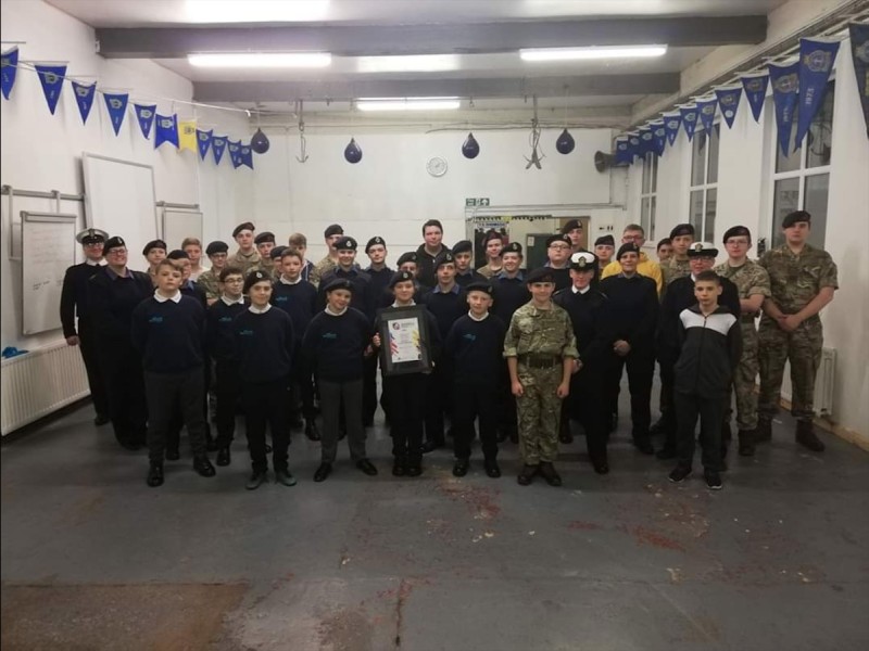 Main image for Sea cadets saved by chairman’s fundraising work