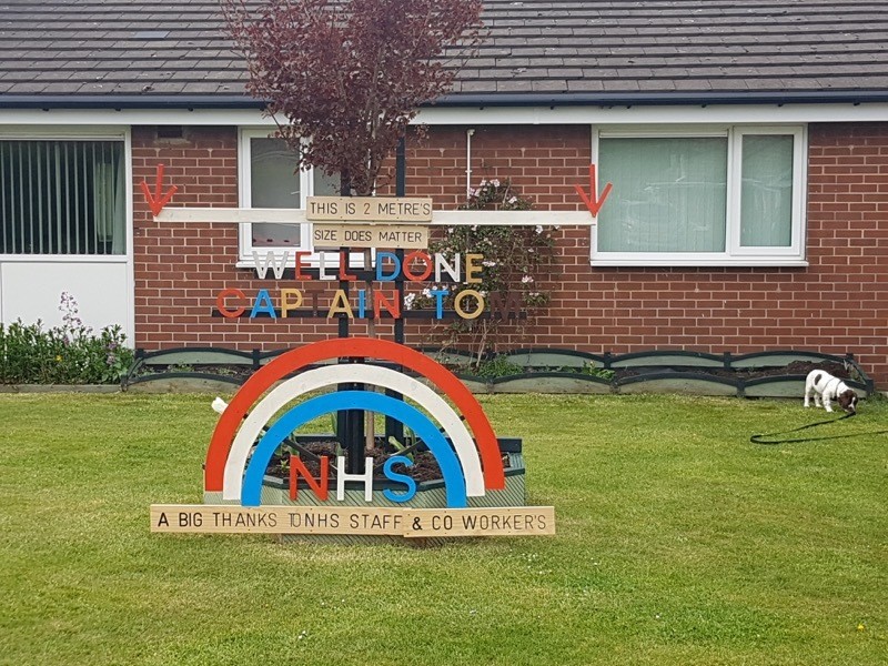 Main image for NHS-inspired sculpture created by pensioner