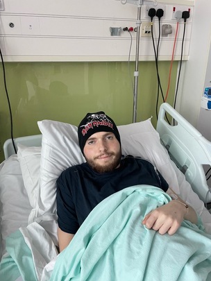 HEARTBREAKING: Nathan Wilkinson, 21, is still fighting after receiving a shock cancer diagnosis.