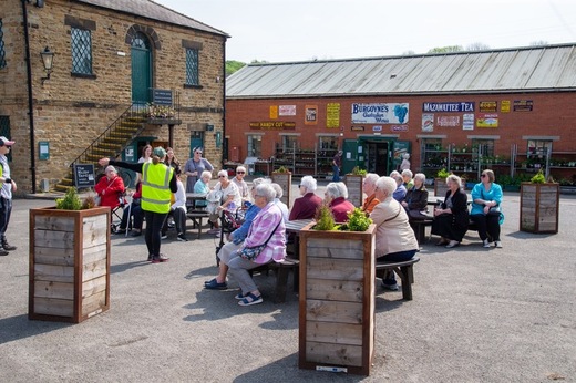 FRIENDSHIP GROUPS BENEFIT: Funding which has enabled friendship groups from Barnsley and Doncaster to visit museums and heritage centres free of charge has been welcomed. Hannah Bottomly an Lisa Difford, Pauline and Vic Wolf Picture Shaun Colborn PD093125
