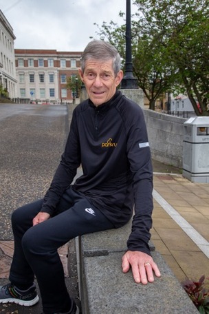 KEEP ON RUNNING: Danny Batty is set to run his 400th park run this weekend. Picture Shaun Colborn PD093154