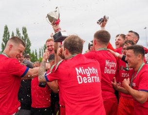 Main image for Dearne take title on final day in front of bumper crowd of 835