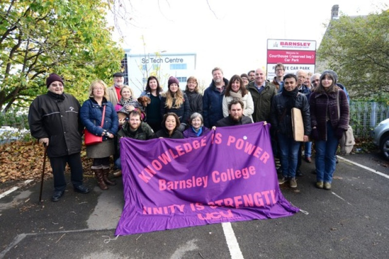 Main image for College tutors strike amid pay row