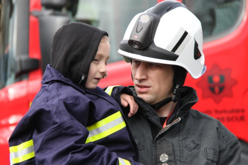 Main image for Firefighters help cancer patient achieve dream