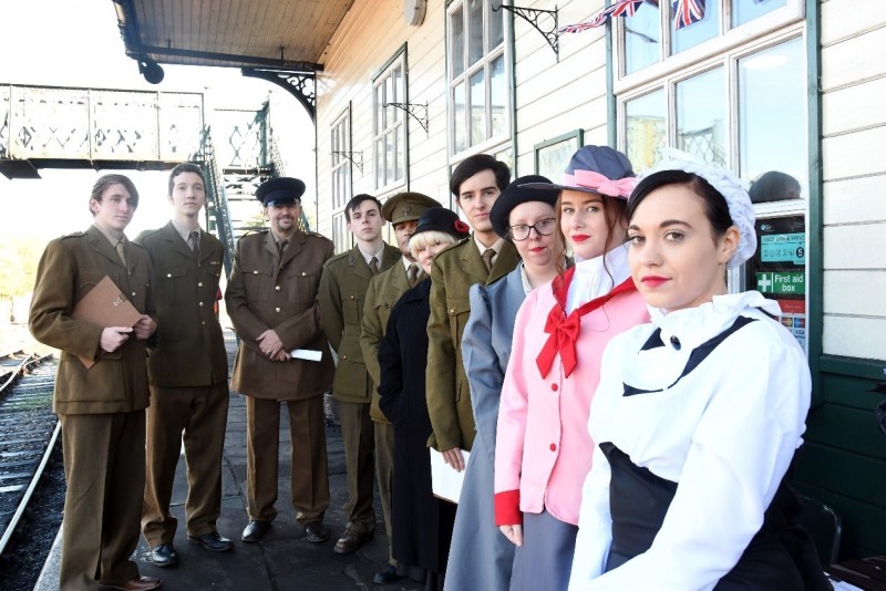 Main image for Students take part in ‘living history’ for Remembrance