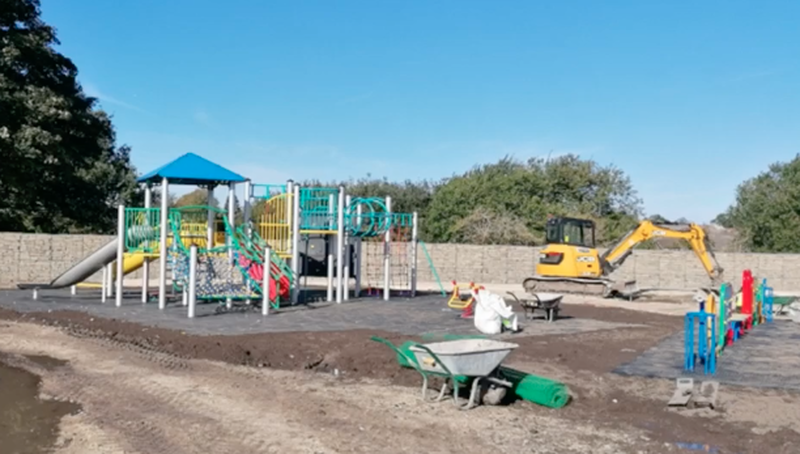 Main image for New playground installed at closed-off park