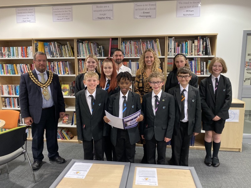 Main image for School’s long-awaited library opens