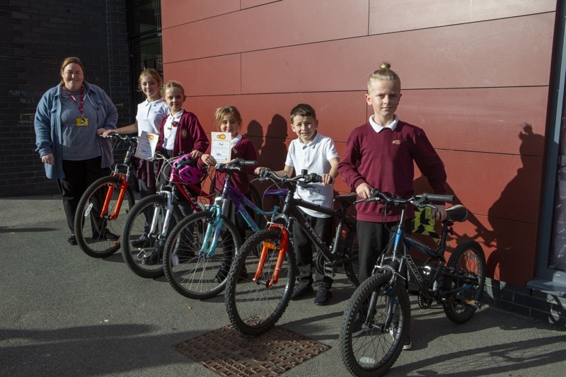Main image for Kids take to two wheels in cycle-to-school scheme